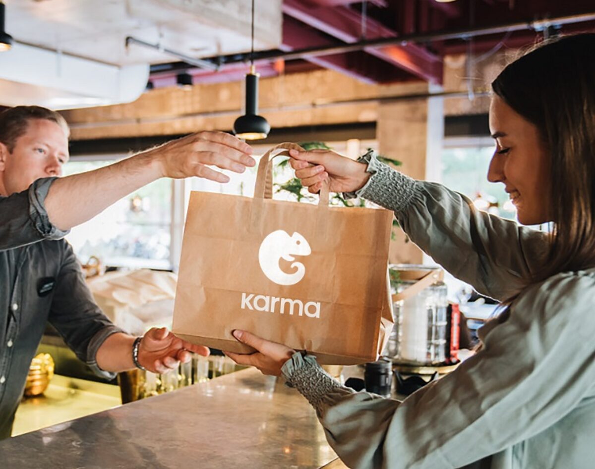 The Karma app helps you rescue unsold food from being wasted